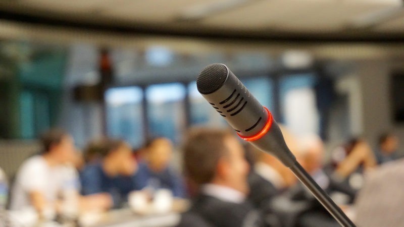 Seminarräume Bremen – Mikrofon