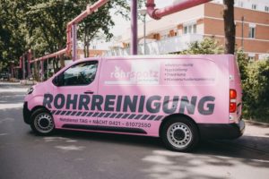 Kanalreinigung Bremen – Fahrzeug der Rohrspatz GmbH
